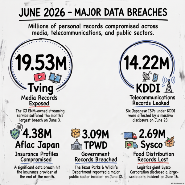 Major Data Breaches – June 2026
